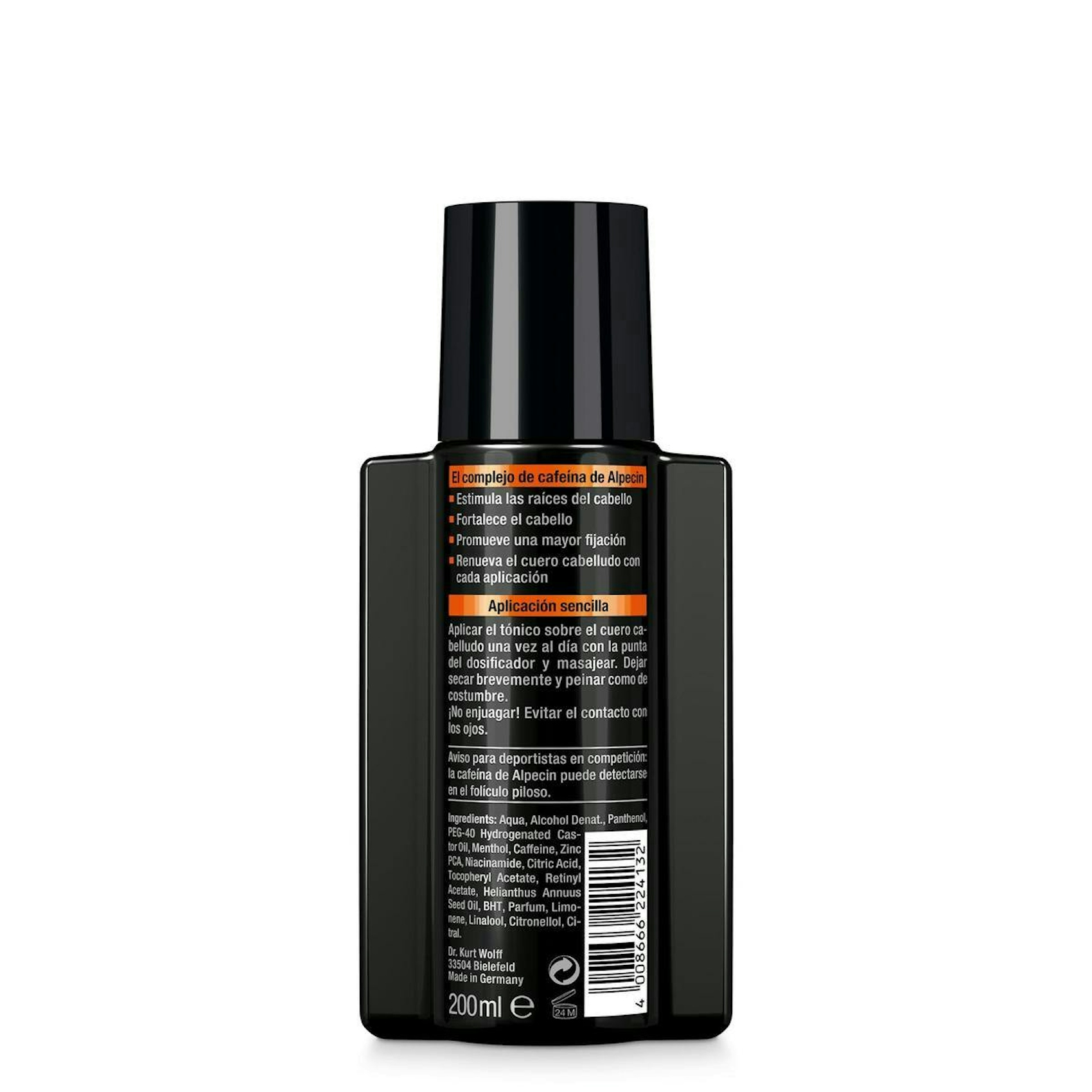 Tónico Capilar Con Cafeína Alpecin 200 Ml