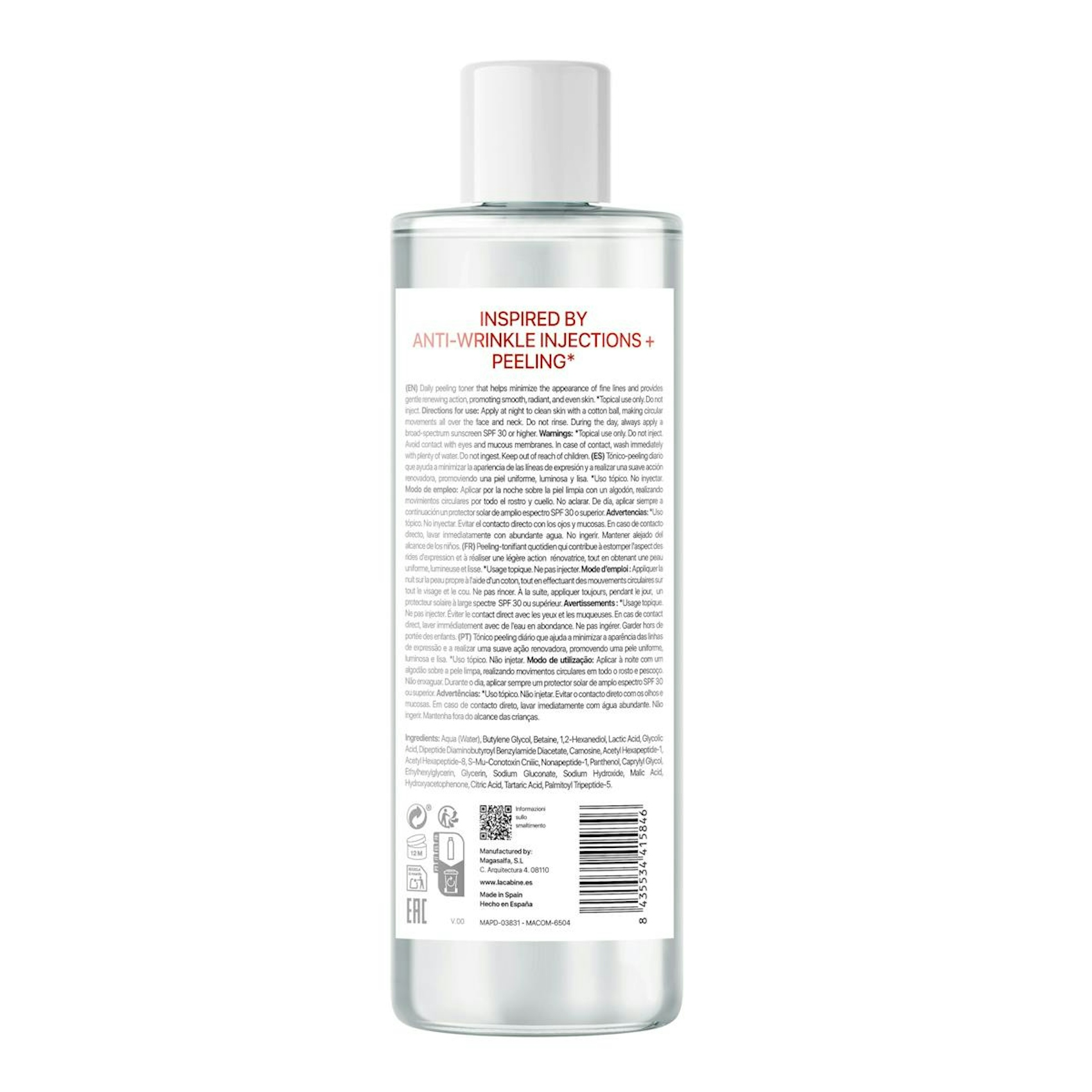 Tónico Peeling BTx7 Lift LaCabine 200Ml