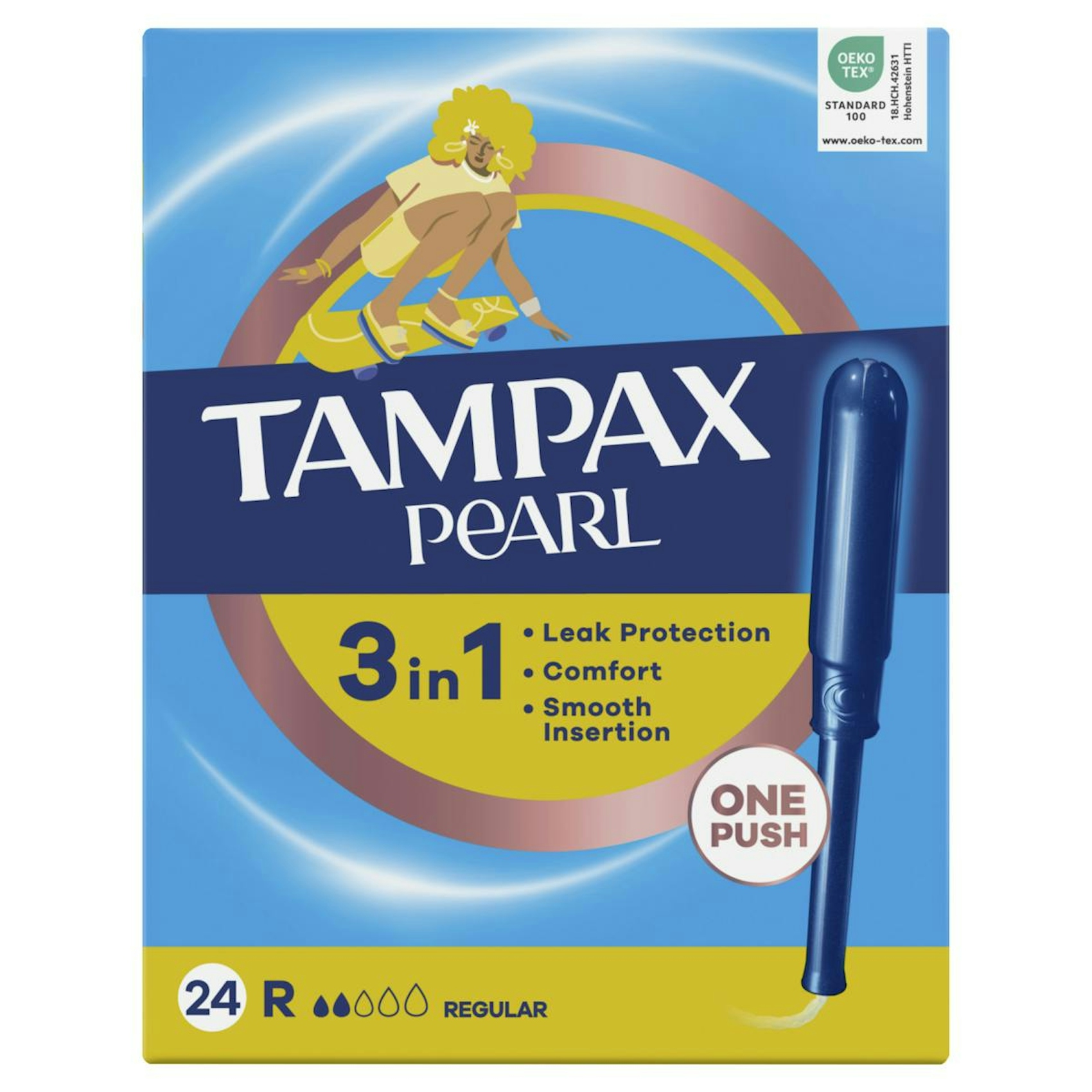 Tampones Pearl Regular Tampax 24 Uds 0