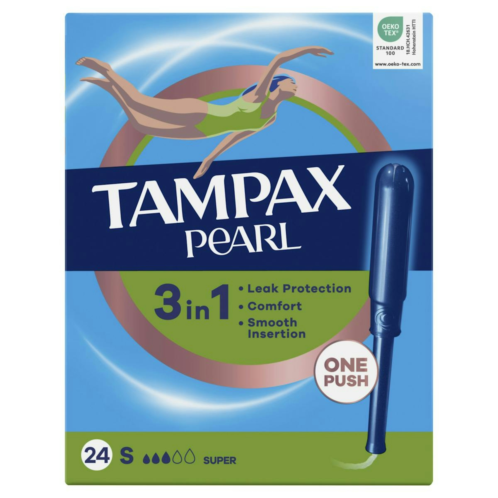 Tampones Pearl Super Tampax 24 Uds 0