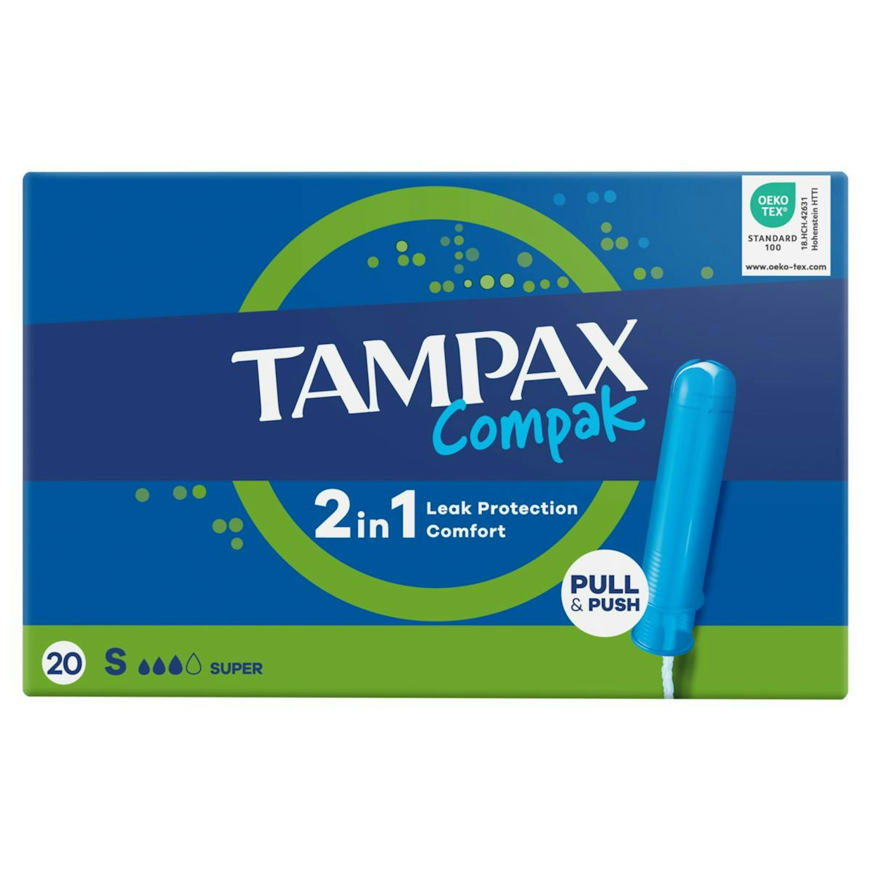 Tampones Compack Super Tampax 20 Uds 0