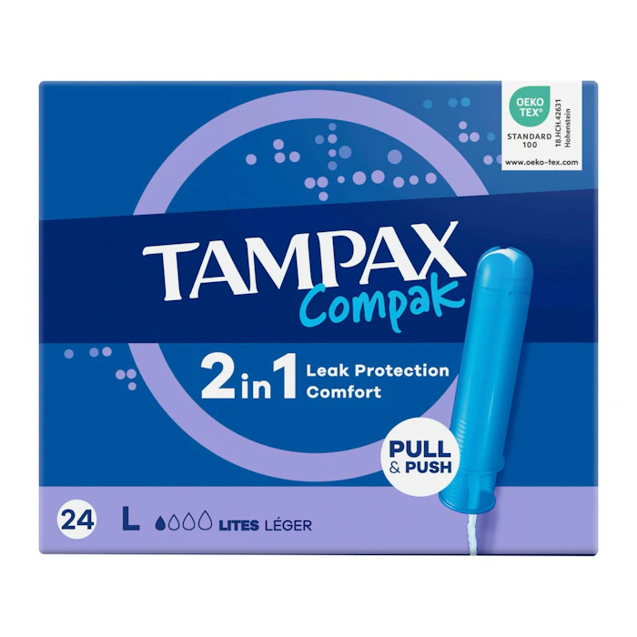 Tampones Compak Ligero Tampax 24 Uds