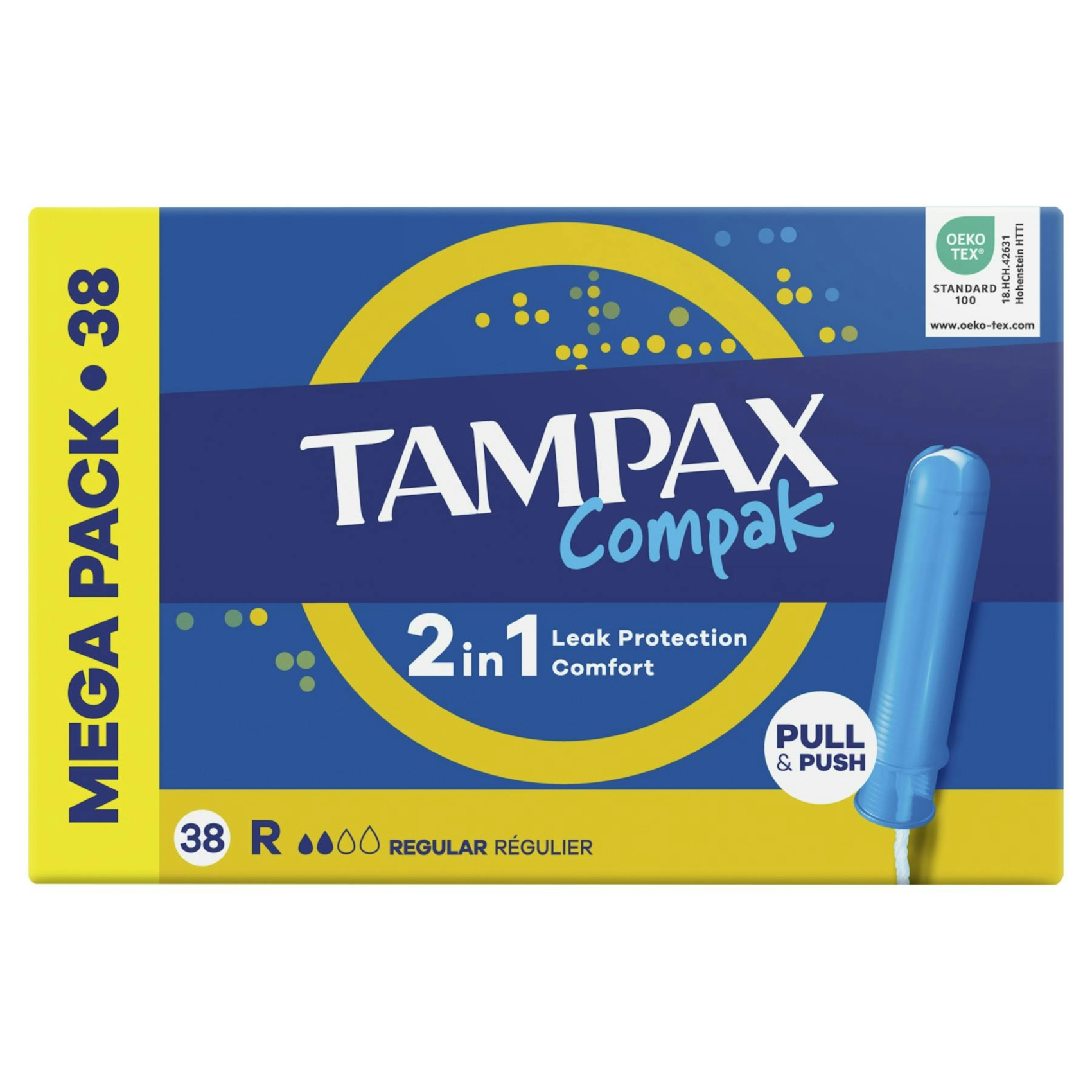 Tampones Con Aplicador Compak Regular Tampax 38 Uds 0