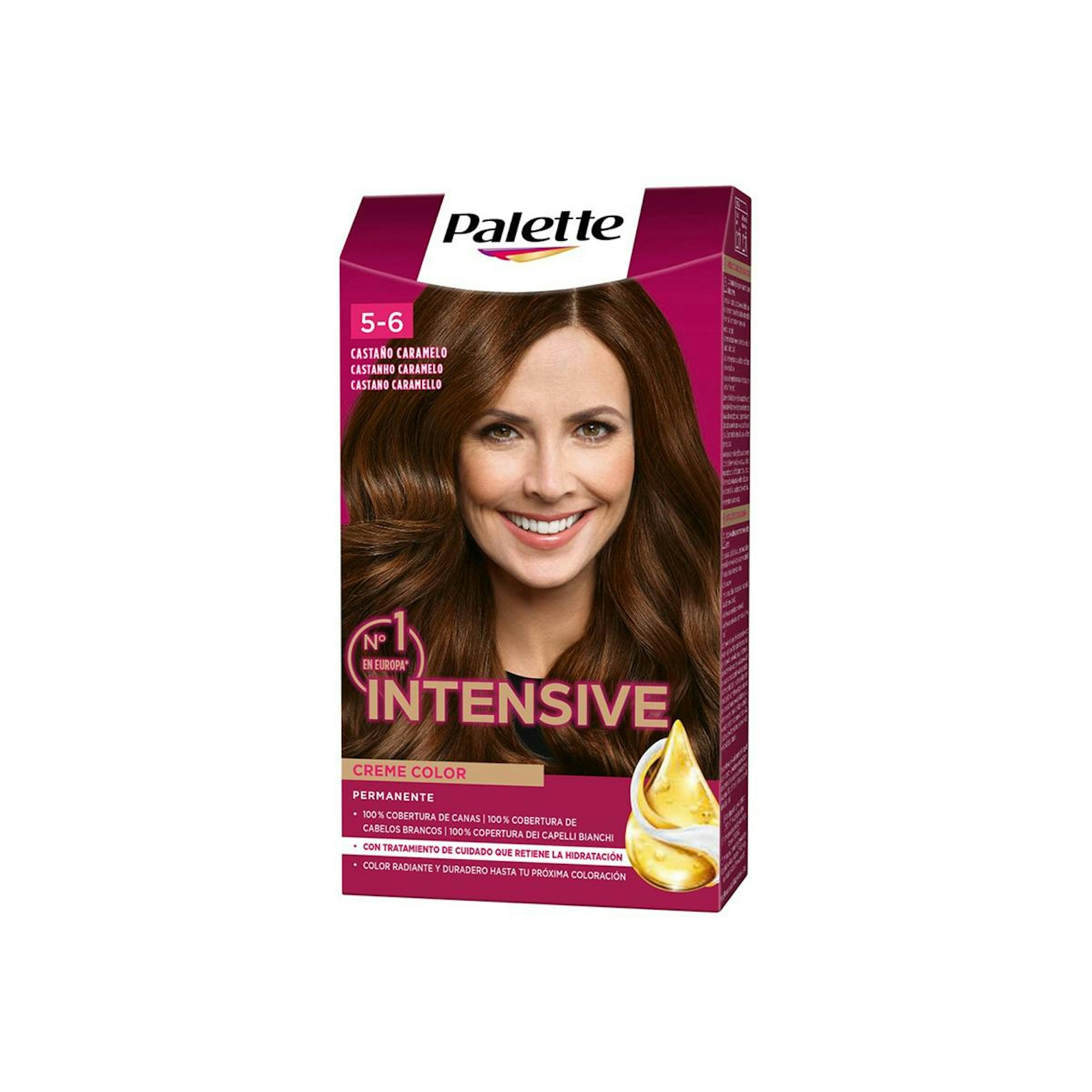 Tinte Permanente Intensive Creme Color Palette Tonos Castaños