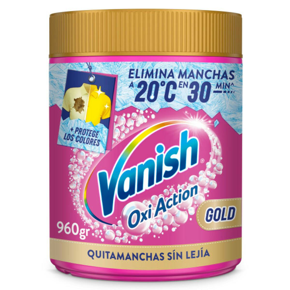 Imagen de Vanish Quitamanchas Sin Lejía Gold Pink Polvo 960Gr