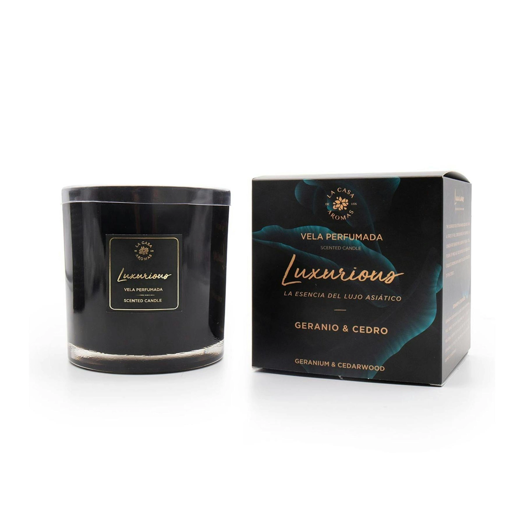 Vela Perfumada Luxurious Geranio Y Cedro La Casa De Los Aromas 0