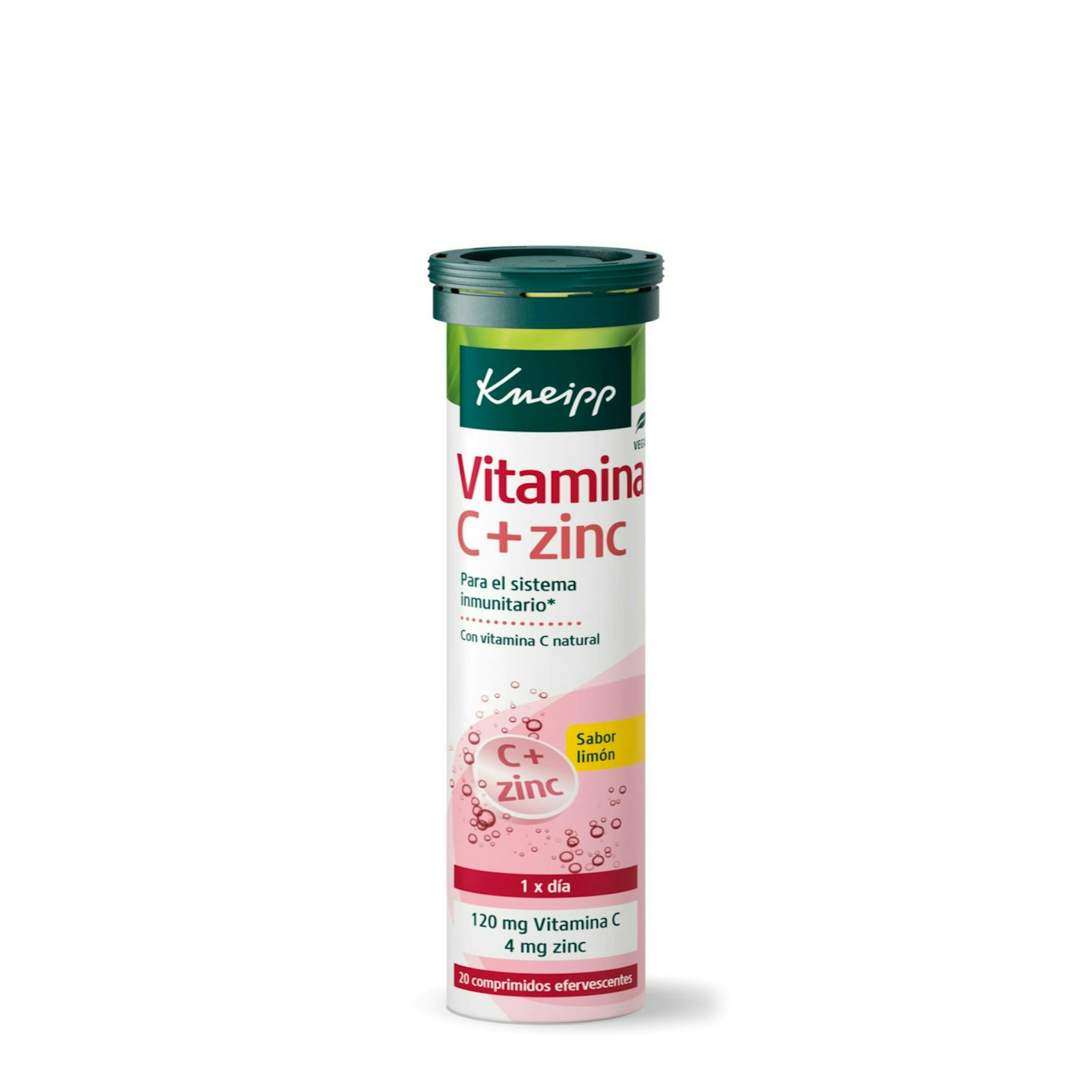 Vitamina C + Zinc Kneipp 20 Comprimidos Efervescentes Vitamina C + Zinc Kneipp 20 Comprimidos Efervescentes 0