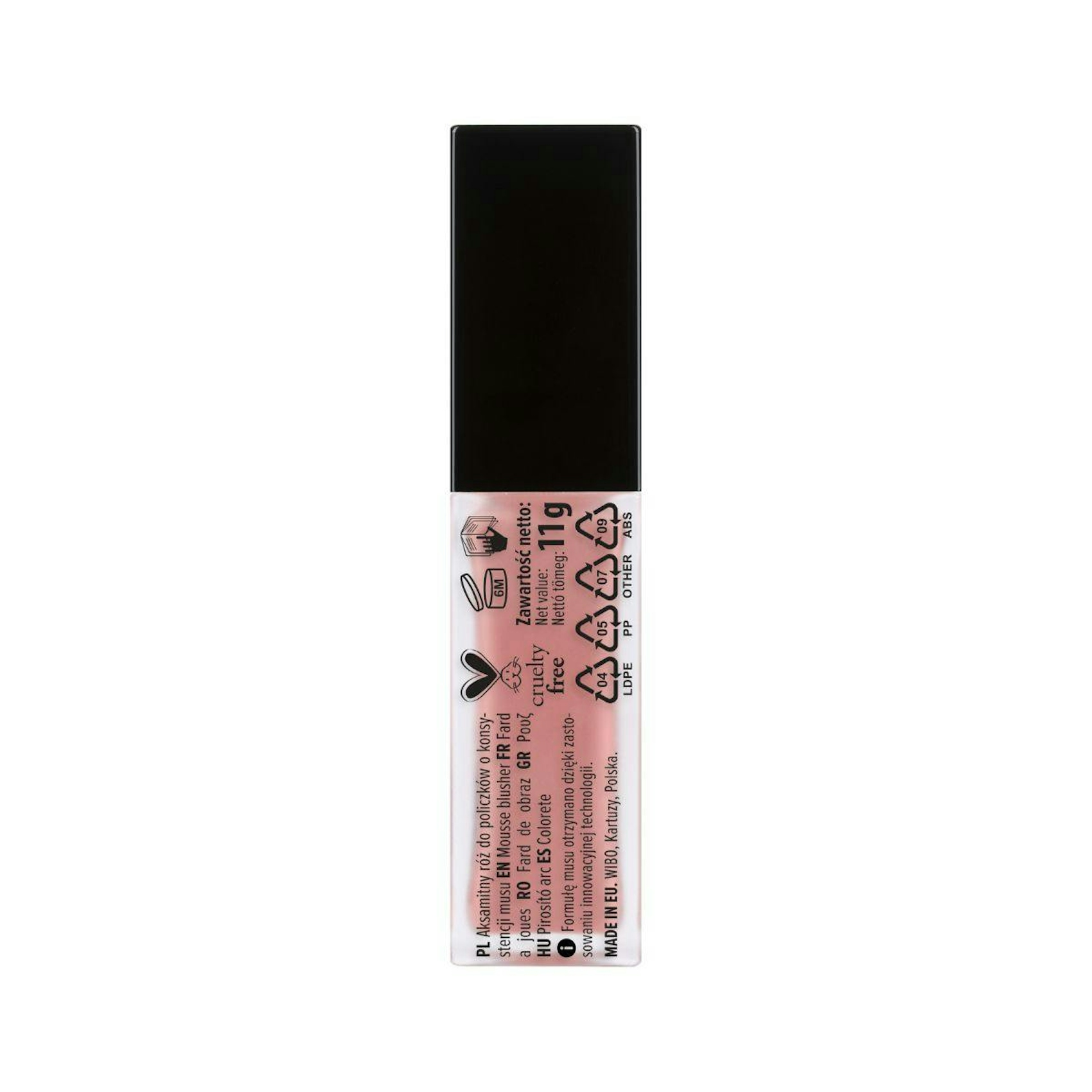 Colorete En Mousse Blush O'Clock Wibo